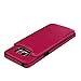 Galaxy S8 Plus Case (Not S8), MOLLYCOOCLE PU Leather Wallett Magnetic Clasp Clamshell Holster Case Silm Fit TPU Black Inner Bumper Credit Card Slots Shell Case for Samsung Galaxy S8 Plus, Hot Pink
