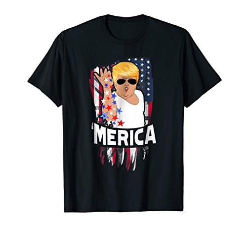 Trump Bae Freedom T-Shirt Funny Salt 4th Of July Tee