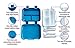 Bento Children's Lunch Box for Elementary School Kids, Boys, Girls by Fenrici, Leakproof, Soup Safe, Light Weight, Microwave, Dishwasher Safe, 2 Free Sets of Utensils, 9in x 7in x 2.5in, Dark Blue