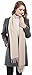 Women Solid Soft Cashmere Feel Shawl Wrap Scarf