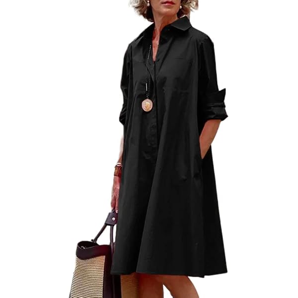 knee length dresses for ladies Black Tweed Long Sleeve Jackie Dress