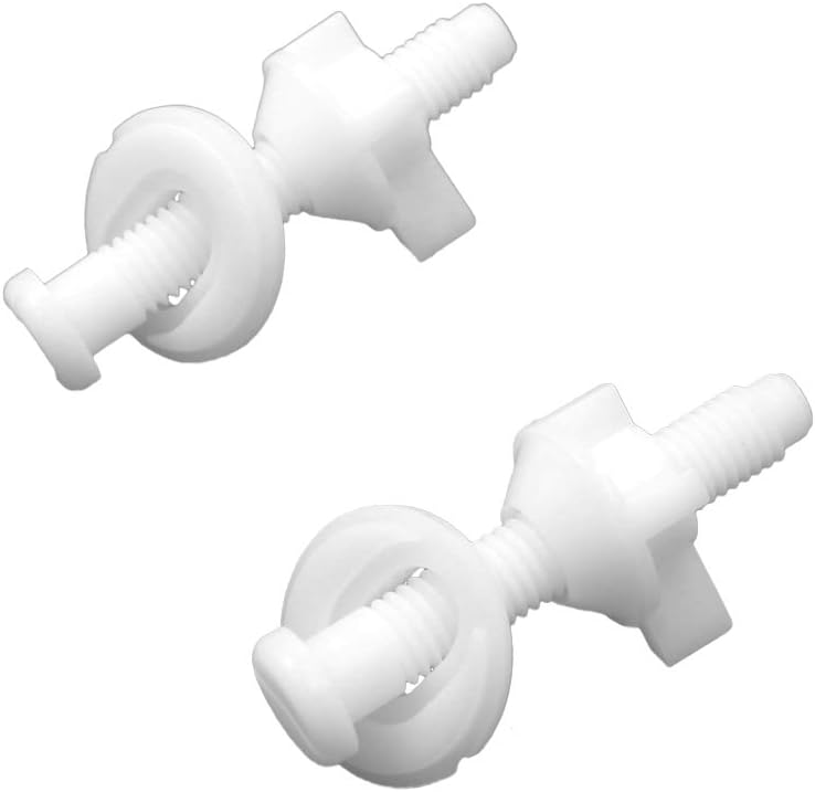 Cosybreeze 2 Pack Universal Toilet Seat Hinge Bolt Screw for Bottom