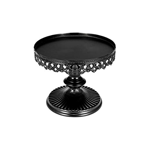 Black Wedding Cake Stand. Black Raspberry 12" Glass Cake Stand By