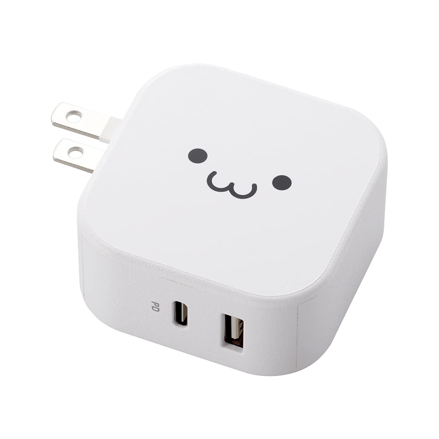 エレコム USB コンセント 充電器 合計32W ( USB PD対応 ) Type-C×1 / USB-A×1 ホワイトフェイス MPA-ACCP20WF商品画像