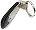 Chevrolet Chevy Corvette C3 Leather Key Chain Black Tear Drop Key Ring