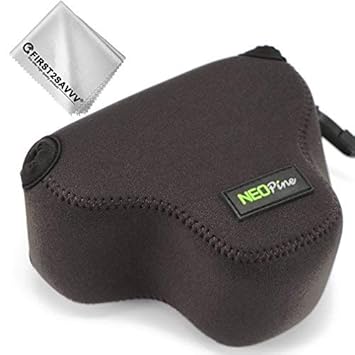 First2savvv Marron Oscuro Funda Cámara Reflex Neopreno Protectora ...