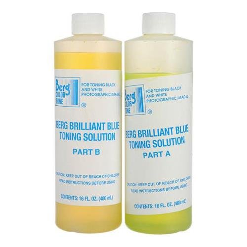 Berg Color-Tone, Brilliant Blue Toner for Black & White Prints, Makes 1 Gallon, #BCT-BB128 - Thumbnail 2