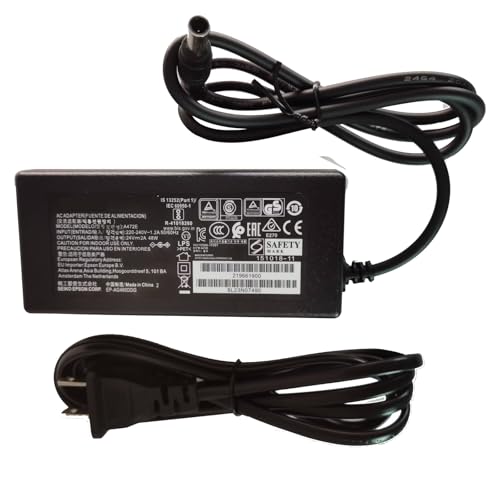 24V 2A AC DC GS50 Adapter for Epson Workforce ES-400 ES-500W ES-500WR DS-780N DS-530 J381A DS-770 B11B248301 B11B227201, Epson V500 V600 V700 3170 J221A J221 J252A J252 B11B178011 DS530 GT-2500