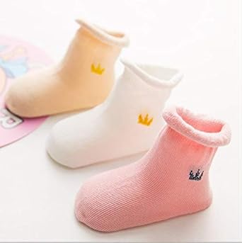 Topsaire Chaussettes Bebe 3 Paires Chaussettes Bebe Garcon 0 6 Mois Enfant Chaussettes Naissance En Coton Chaud Modele Dancrage Sock Ons Pour Bebe Chaussettes Bebe Puericulture Centroarco Com