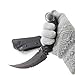 MASALONG kni104 Outdoor Survival claw Knife Double edged sharp Fixed Blade Knife With Sheath