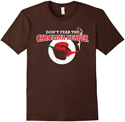 Men's Don't fear the Carolina Reaper T-Shirt XL Brown