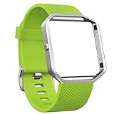 SKYLET For Fitbit Blaze Bands, Fitbit Blaze silicone Breathable Replacement Bands for Fitbit Blaze Smart watch, Sport Wristband，Men, Women (No track)