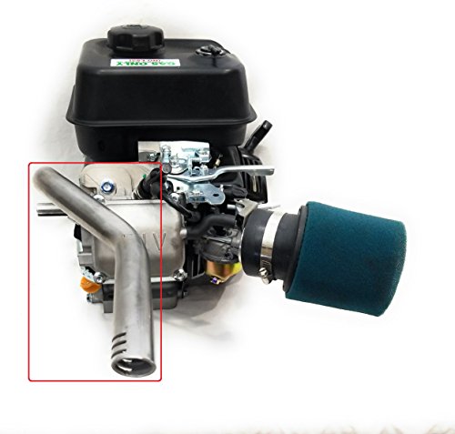 Center Rear Header Exhaust Pipe for Predator 212cc, GX160, GX200. Powerhorse 208