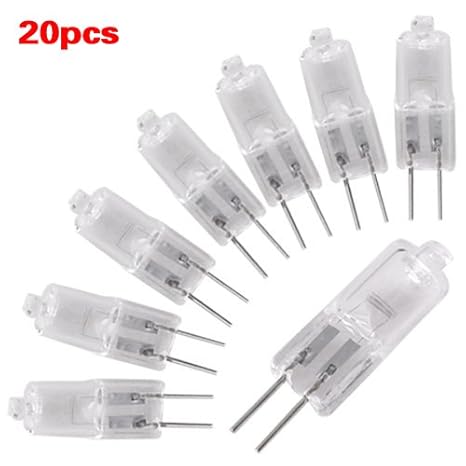 20 x Halogen Stiftsockellampe Kapsel Lampe G4 20W 20 Watt 12V Leuchtmittel
