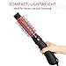 Ceramic Hot Air Brush Styler and Dryer One-Step Hair Dryer and Volumizer Lightweight 1000W Blow Dryer Brush Ionic 3 in 1 Curling Brush Hair Dryer with ALCI Safety Plug, 1.25 Inch (Red)thumb 2