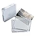 Set of 2 Acrylic Picture Frames, Double Sided Frames, 4x4 Picture Frame Acrylic Display Box, Floating Frame Photo Display, Magnetic Acrylic Frame, Office Desk Photo Display, Clear Photo Boxes for Home