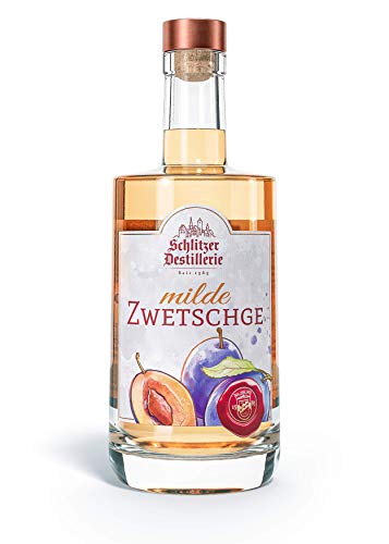 Schlitzer Milde Zwetschge Obstbrand Spirituose - Der sanfte und fruchtige Genuss (1x 0,5l)
