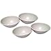 Nordic Ware Microwave Everyday Bowls Set of 2 (White - 2 Pack - 4 Total)