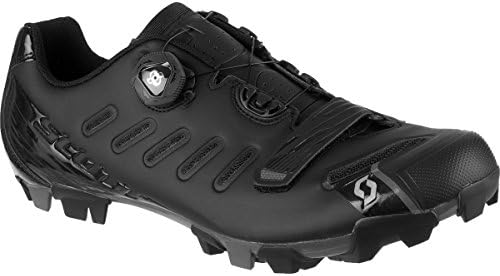 Scott 2017 Mens MTB Team Boa Bike Shoes - 251829 (Matt Black/Gloss Black - 42)