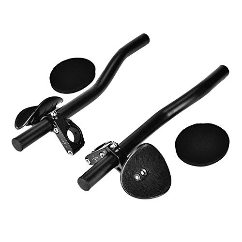 Bicycle Handlebar Arm, Heavy Duty Aluminum Alloy Cycling Relaxation Handlebar Bike Arm Rest Position Clip Aero Bars for Mountain Road Bikes
