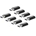 Type C USB-C Adapter 8-Pack, FANISY Micro USB to USB C Adapter,Data Syncing and Charging for Samsung S8 S8 Pluas,MacBook,ChromeBookPixel,Nexus 5X/6P and Other Type C Devices, OTG Compatibility-Black