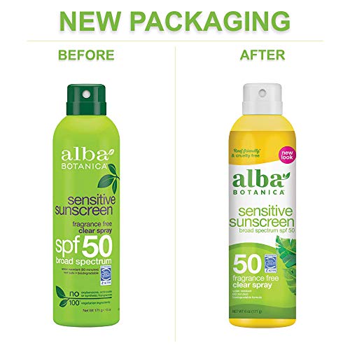 Alba Botanica Sunscreen for Face and Body, Fragrance-Free Sunscreen Spray for Sensitive Skin, Broad Spectrum SPF 50… - Image 4