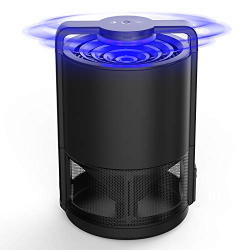 DOUHE Mosquito Killer Insect Trap Intelligent Control Fruit Fly Trap, Indoor Insect Killer, Sticky Glue Trap with UV Light, USB Powered, Built-in Fan