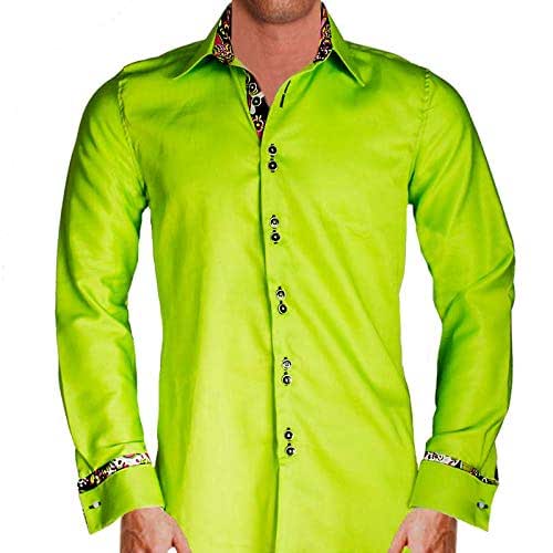 lime green dress shirt