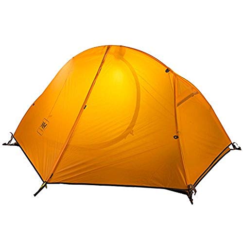 Naturehike Ultralight One Person Tent 3 Seasons Outdoor Tent Waterproof Tent(20D orange)