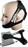 Snoring Chin Strap CPAP by BassaSnooze – Sleep Snoring Aids Stop Snoring Mask – Adjustable Snore Relief Device for a Natural Sleep – Snoring Solution for Mouth Breathing