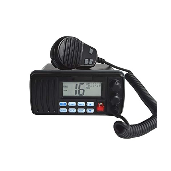 HYS 25 Watt VHF Radio  Marina, Waterproof IPX7 - Imagen 3