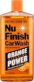Nu Finish E301656400 Car Wash Soap, No Spots Or Streaks, Pure Orange Oil Formula, Removes Tar, Tree Sap, Bugs, Bird Droppings, 16 oz, 16. Fluid_Ounces