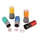 TEKEFT Pack of 5 Sorted Teachers Self-Inking Rubber Stamps Teacher Review Photosensitive Stamps for Education