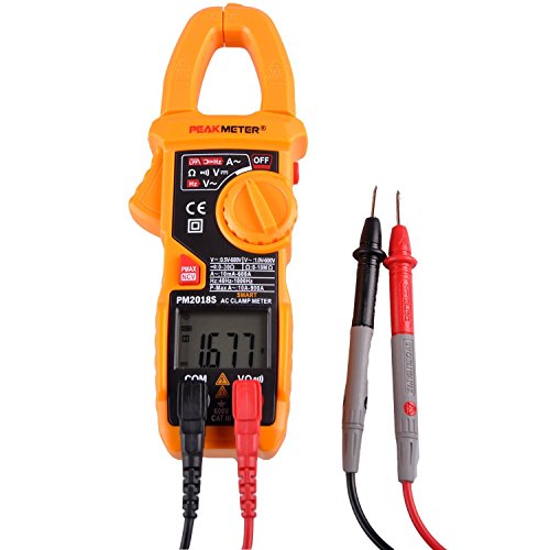 Smart Digital AC Current Clamp Meter 6000 Counts Auto Scan LCD Multimeter Voltage Resistance Continuity Measurement Tester