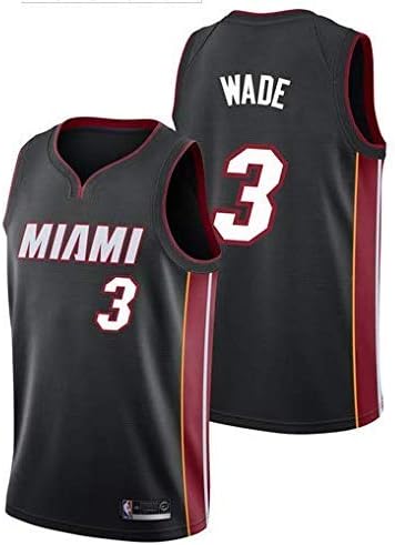 Boaze Dwayne Wade - Miami Heat #3 Swingman Edition Jersey, Sportswear, Unisex Sleeveless TShirt NBA Jersey