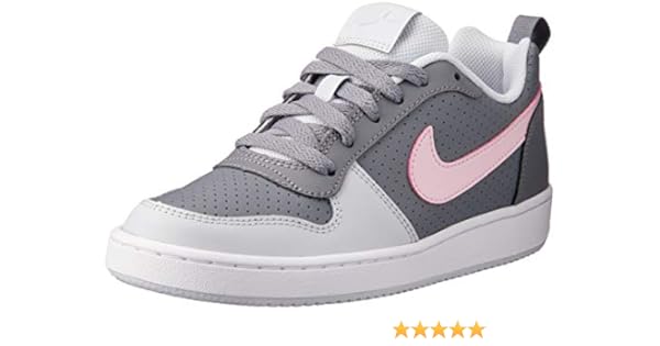 grey and pink nike trainers