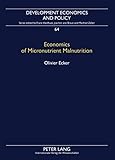 Image de Economics of Micronutrient Malnutrition: The Demand for Nutrients in Sub-Saharan Africa (Development Economics and Policy)