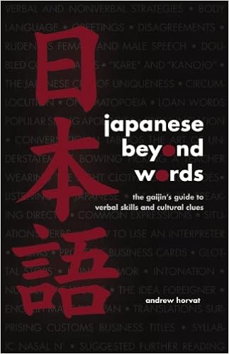 Buy Japanese Beyond Words The Gaijin S Guide To Verbal Skills And