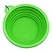 Alfie Pet - Rosh Pet Expandable/Collapsible Travel Bowl with Carabineer for Leash - Size: 1.5 Cups, Color: Green
