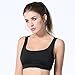 AIYIHAN Women Strappy Sports Yoga Bra High Impact Workout Running Bra Black S
