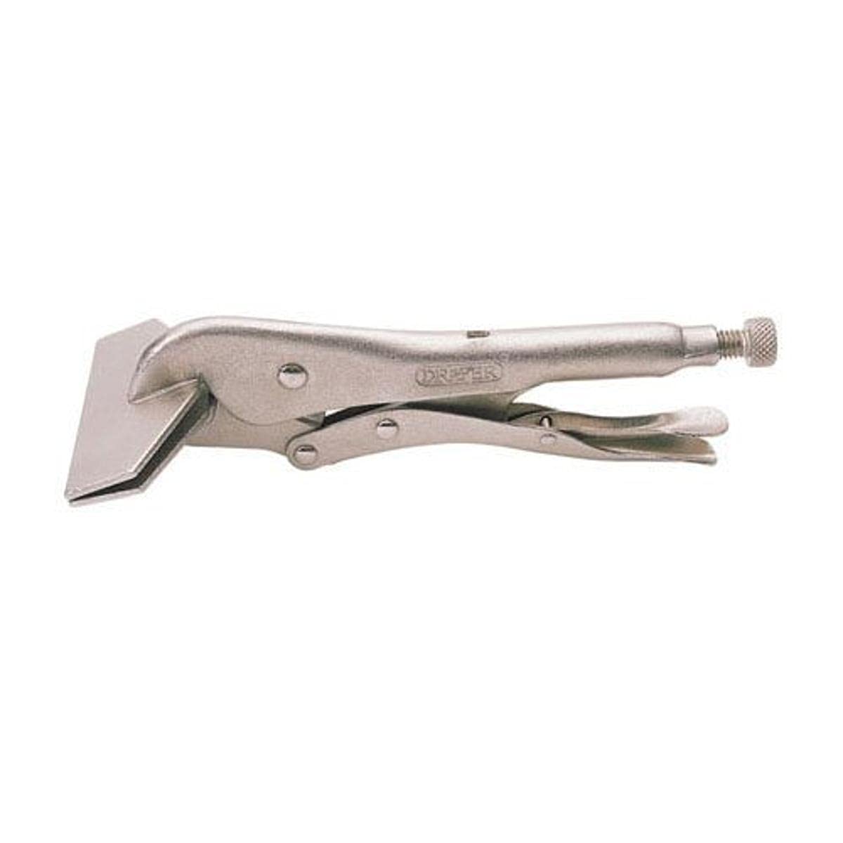 Draper 14027 Self Grip Sheet Metal Clamp, 240mm, 25.1cm x 8.2cm x 6.5cm, Nickel