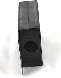 Gate Lockbox Single Hole Weldable Steel Unpainted