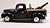 MotorMax Tow Pickup Truck 1940 Ford 1:24 scale 8" diecast model car BLACK M49