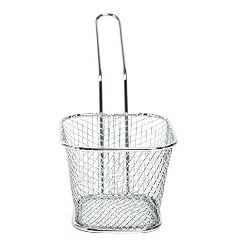 Yaekoo 8Pcs Mini Mesh Wire French Fry Chips Baskets Net Strainer Kitchen Cooking Tools - Thumbnail 7