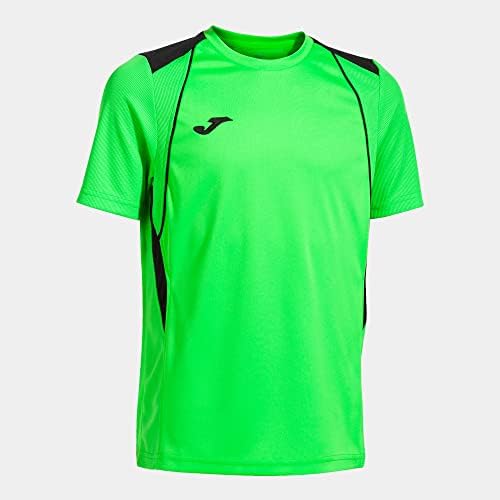 Kurzarmshirt Mann Championship VII neongrün schwarz