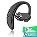 YUWISS Bluetooth Headset [36Hrs Playtime, 2 Batteries, V4.2] Wireless Bluetooth Earpiece for Cell Phone Noise Canceling Car Earbuds Headphones with Mic Compatible with iPhone Samsung Android (Black)