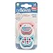 Dr. Brown's PreVent Classic Pacifier, Stage 3 (12m+), Unique Pink/Blue, 2-Pack