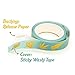 YUBBAEX 16 Rolls Washi Tape IG Style Masking Set Gold Foil Decorative for Arts, DIY Crafts, Journal Supplies, Planners, Scrapbooking, Wrapping Rainbow -Cute- (IG Set 16 Rolls)