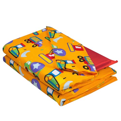 Wildkin Kids Microfiber Nap Mat Cover – Soft, Durable & Fits 1.5" Vinyl Sleep M…