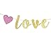 Gold Glitter Love is Love Banner, Lgbt Pride Party Decorations, Coming Out, Engagement, Wedding Celebrations Party Decor Supplies